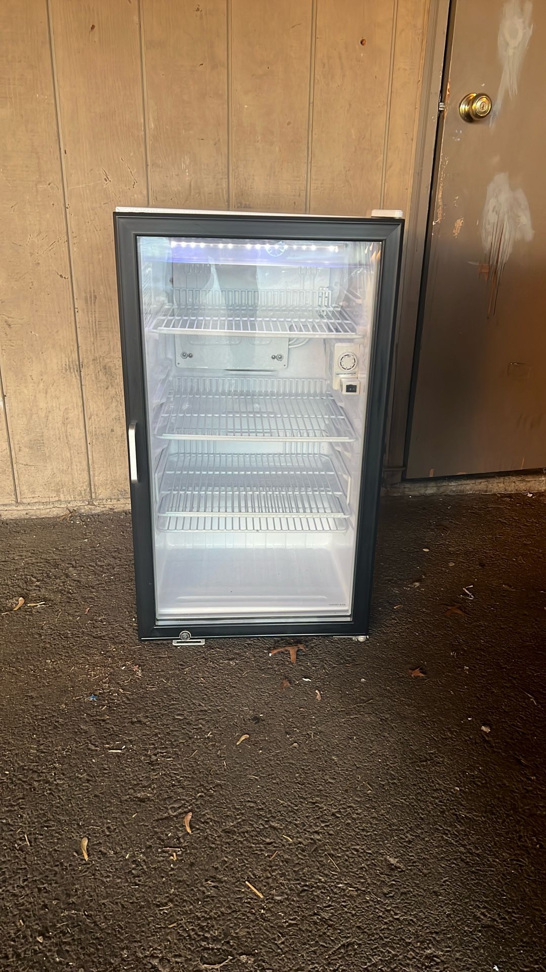 4 Cu. Ft. Countertop Refrigerator W/ Glass Door