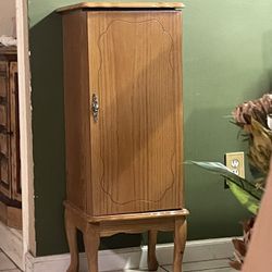 Wood Jewelry Armoire 