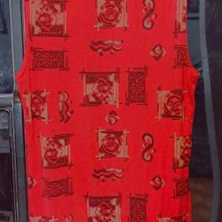 Susan Lawrence L Red Top 