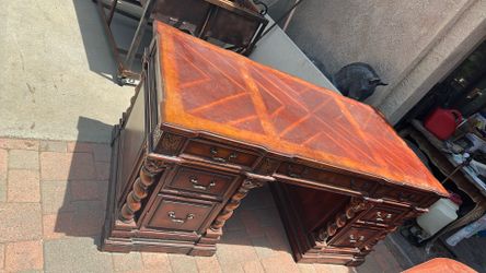 Wooden desk