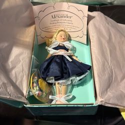 Picking Bouquets Cassette Collectible Doll In Tin Box 