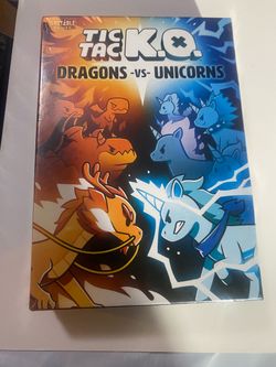 Tic Tac K.O.: Dragons vs. Unicorns Base Game created by Unstable Games