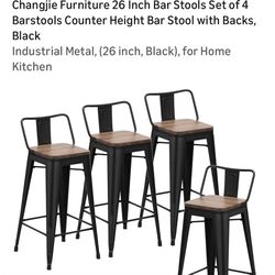 (4) Barstools 