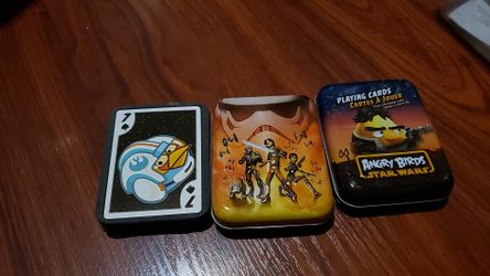 STAR WARS / ANGRY BIRDS POKER CARDS