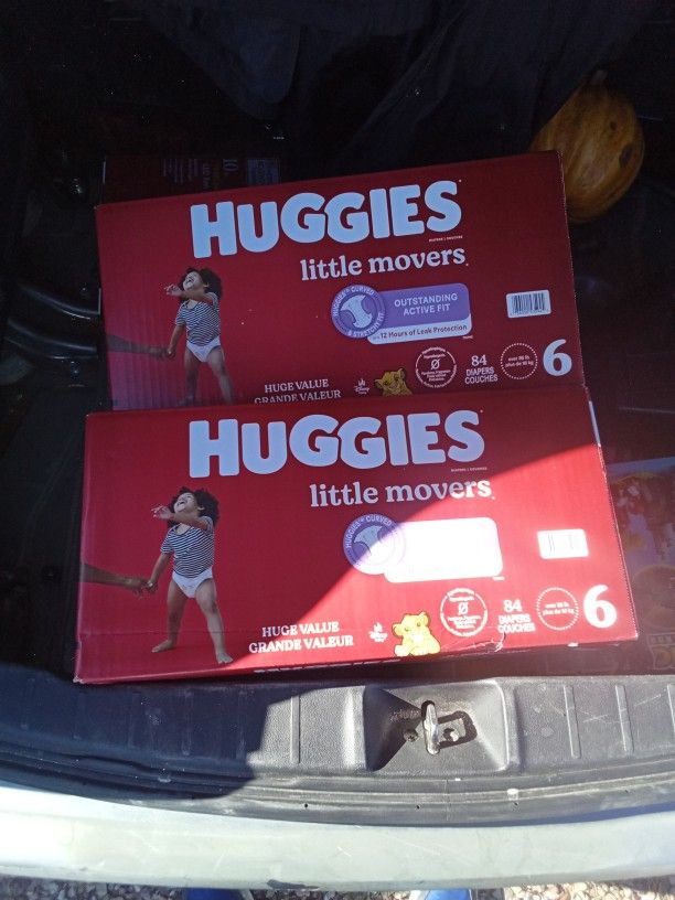 Huggies DIAPERS 84 PACK $25 FIRM Or 2 For $40 I Also Have Size 1 All The Way Up To Size 6