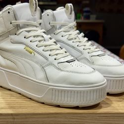 Women’s High-top PUMA; Size 9.5 All Leather 