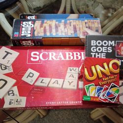 Games Jenga Scrabble Uno Room Goes The Dynamite Next