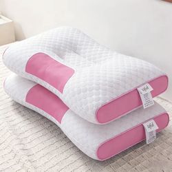 Set of 2 SPA Massage Pillow Cervical Orthopedic Neck Pillow