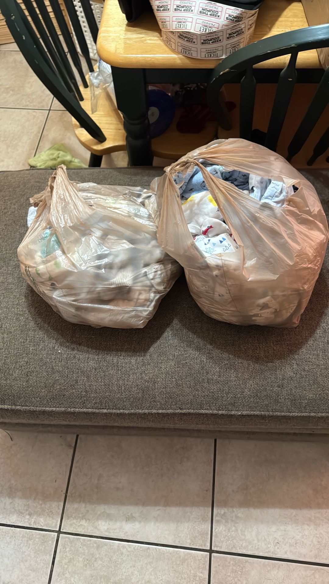 2 Bags Full Of Newborn And 0-3 Month
