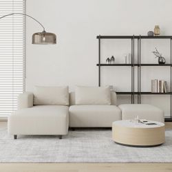 Brand new White/Cream Color Sectional Couch 