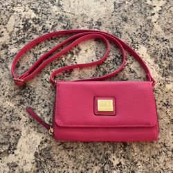Brand New Juicy Couture Purse Wristlet Crossbody Bag Hot Pink