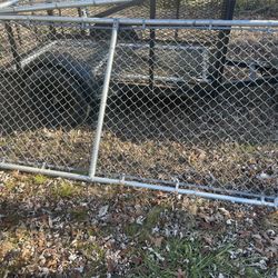 Commercial Fence Gats- 1 W/ Closure Fork, One No Fork