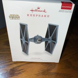 2018 Hallmark Keepsake Ornament Star Wars Collection TIE FIGHTER Storyteller NIB