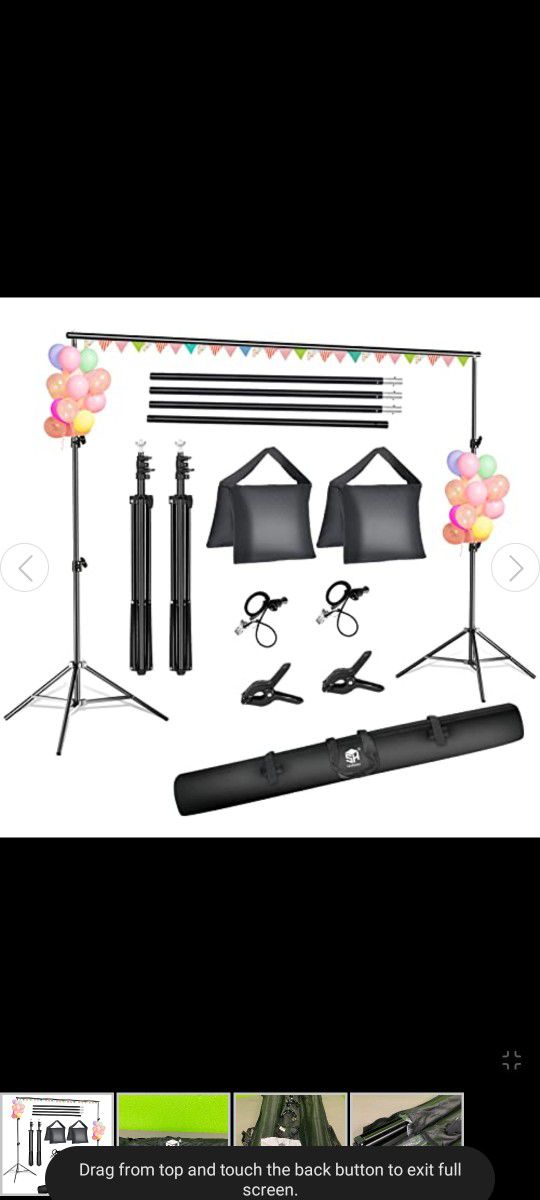 SH Backdrop Stand, 6.5 x 10 ft