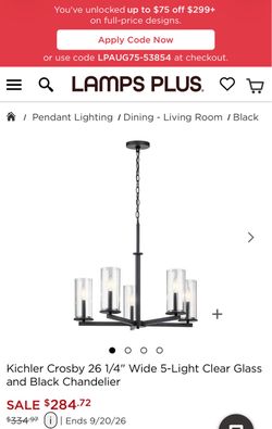 Kichler Crosby Lights for Sale