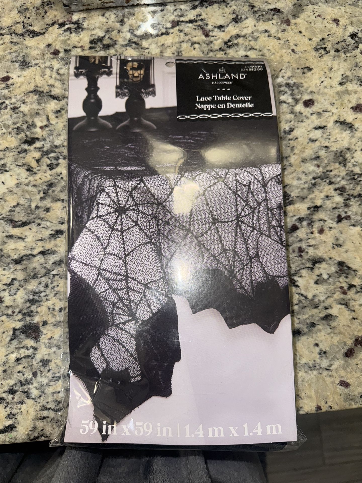 Lace Halloween Table Cover