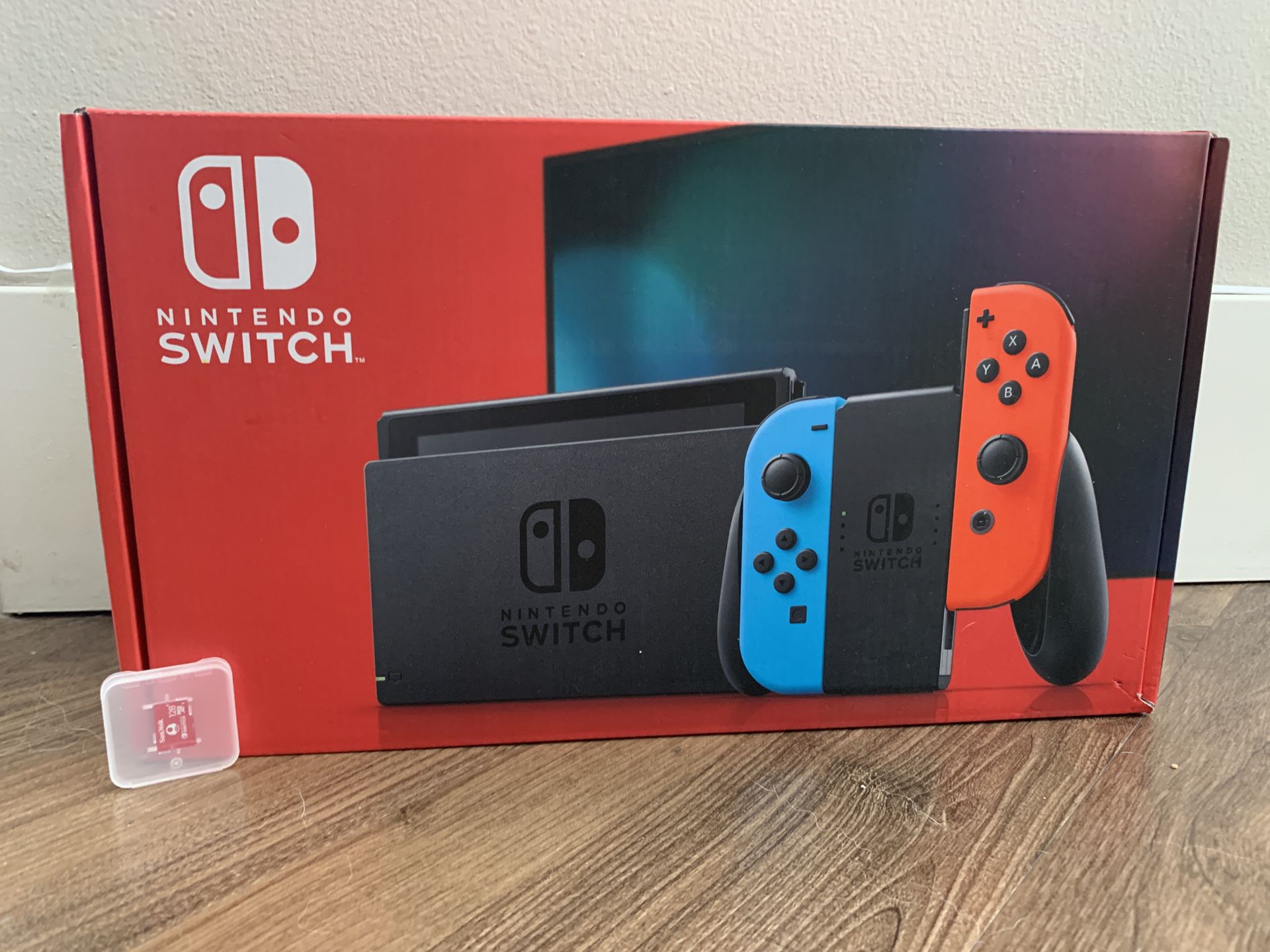Brand New Sealed Nintendo Switch With 128GB micro SD Card