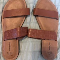 Brown Leather Sandals 