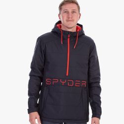 Spyder Men's Force Insulated Anorak Ski Jacket Windbreaker