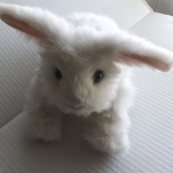 FurReal Friends Hop 'n Cuddle White Bunny Rabbit Plush Toy
