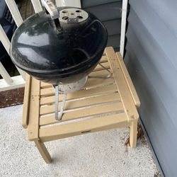 Well Cared For Small Black Weber Smokey Joe Charcoal Grill