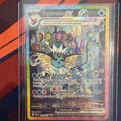 Pokemon: Vaporeon ex • 149/131 • Prismatic Evolutions