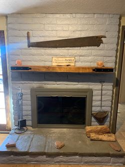 Glass fireplace doors
