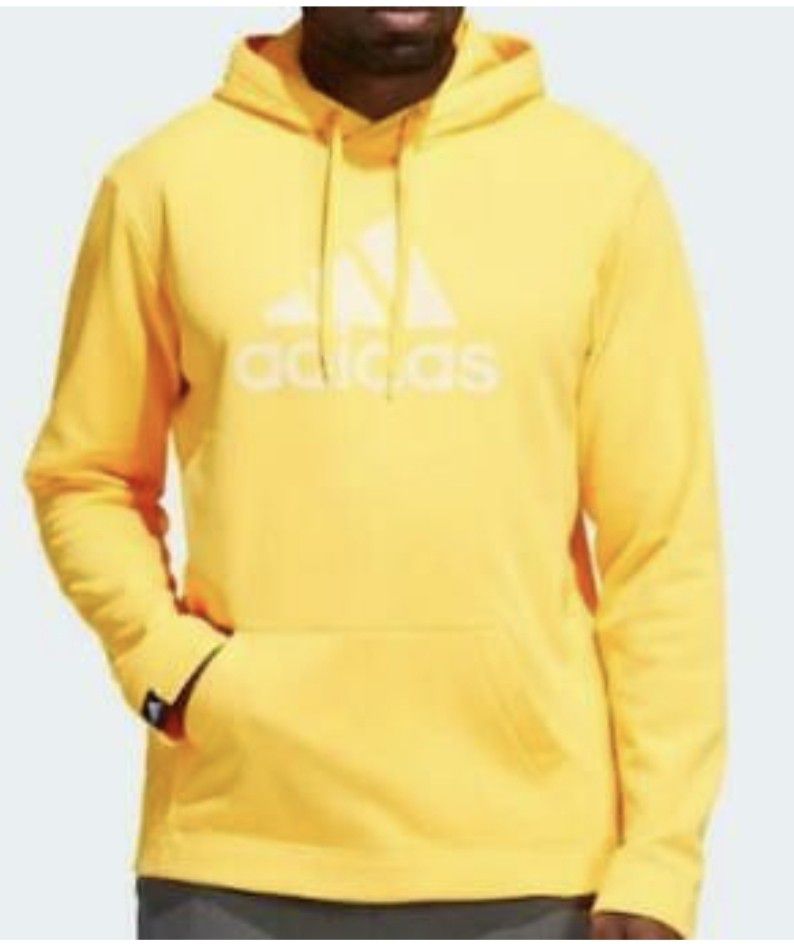 NWT ADIDAS men's Game and Go Pullover Fleece Hoodie GT0055 size L