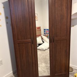 Brown wardrobe