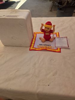 2014 trojans touchdown trojans porcelain baby $40