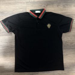 Gucci Shirt With Web Collar 