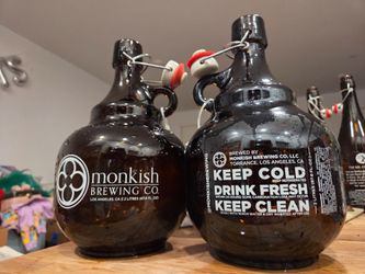 Monkish 64 Oz growlers