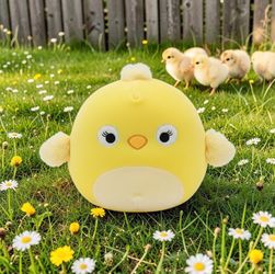 2019 SQUISHMALLOWS 12" AIMEE The Chick Easter Squad Yellow Plush Stuffed Animal Toy. This Squishmallows Aimee, the Chick 12-inch plush toy, features a