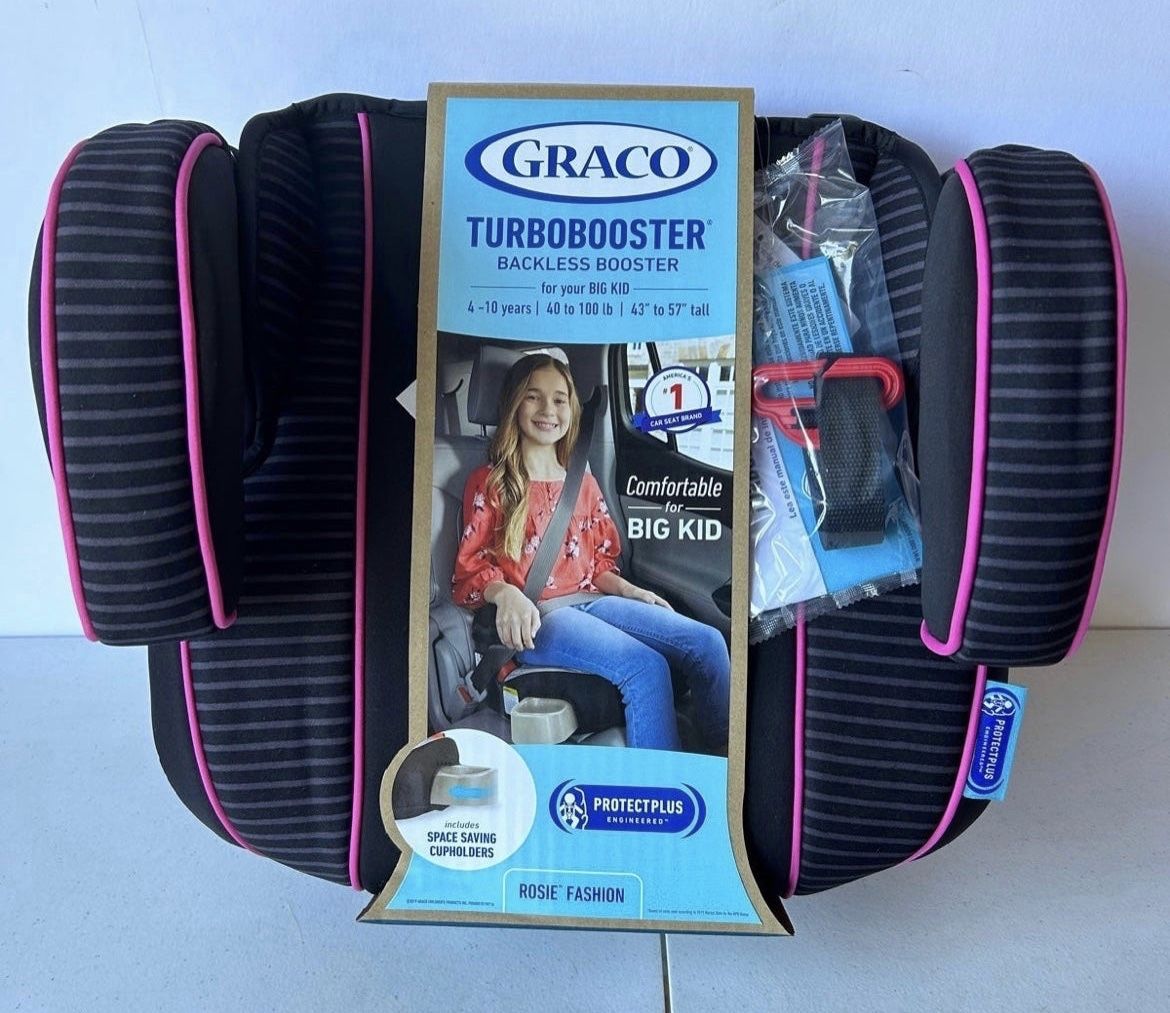 Graco TurboBooster Backless Booster Car Seat, Galaxy #3664