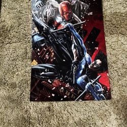 Nightwing Action Poster