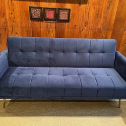 80.7" inch Velvet Round Arm Sofa Couch