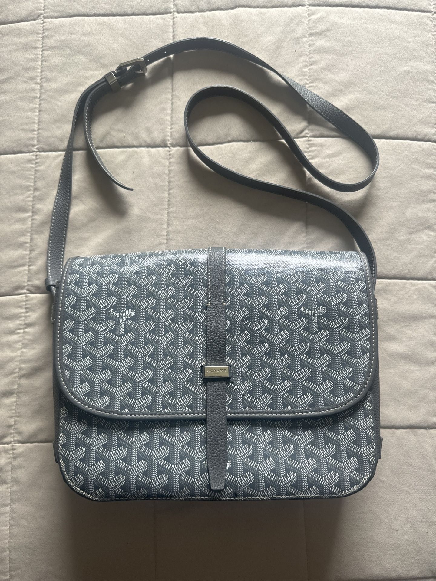 men's goyard belvedere crossbody