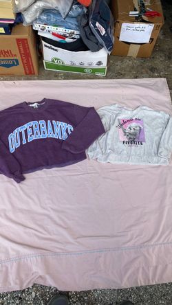 2 Graphic Sweatshirts, Junior size S