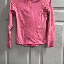 Avalanche Girls Pink Quarter Zip Hoodie - Size Medium -  GUC