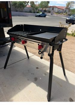 NEW FOLDABLE CAMPING ⛺️ STOVE WITH GRIDDLE INCLUIDED