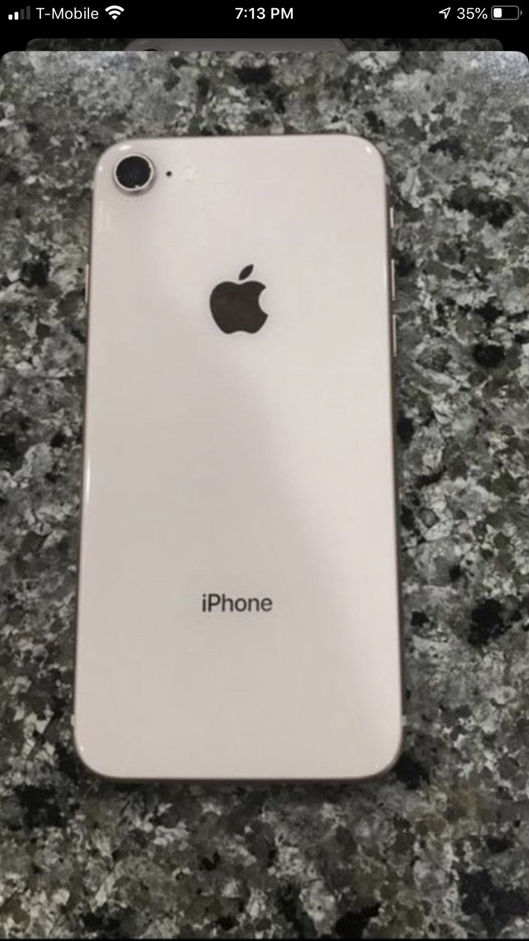 iPhone 8 256 unlocked with case