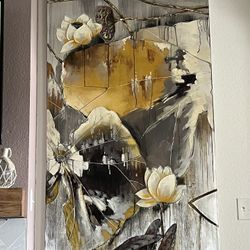 Wall Art, Floral Paintings Home Decor