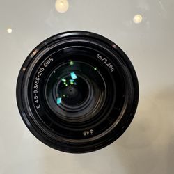 Sony 55-210mm OSS lens in very good condition.