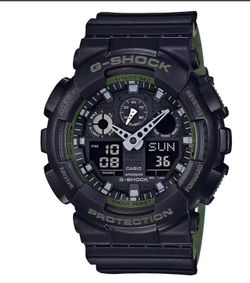 Casio G-Shock Ana-Digi Watch Black Green