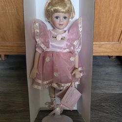 Porcelain Doll Cindy, Collectible, New