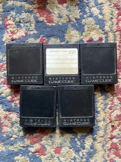 GameCube memory cards