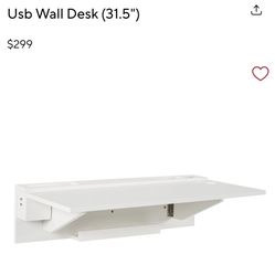 Pottery Barn Teen wall Desk 