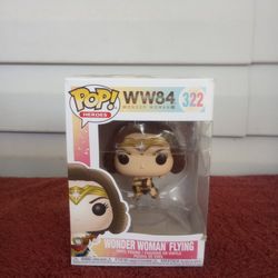 Funko Pop Movies: Ww844 Wonder Woman Flying Metallic Figure 322