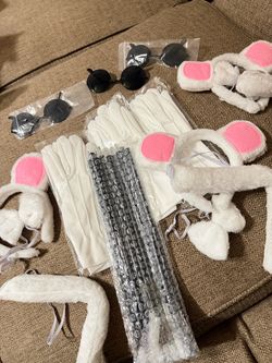 3-Pack White Blind Mice Costume Accessory Sets