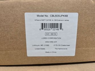 CAT5E UL CM Extension Cables 420 FT
